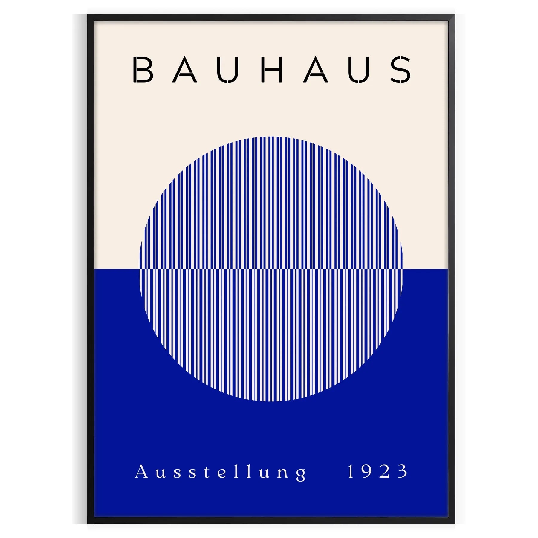 space Bauhaus Poster essence abstract art vibrant wall ideal gift lovers décor sizes A4 cm A0 modern home office setting