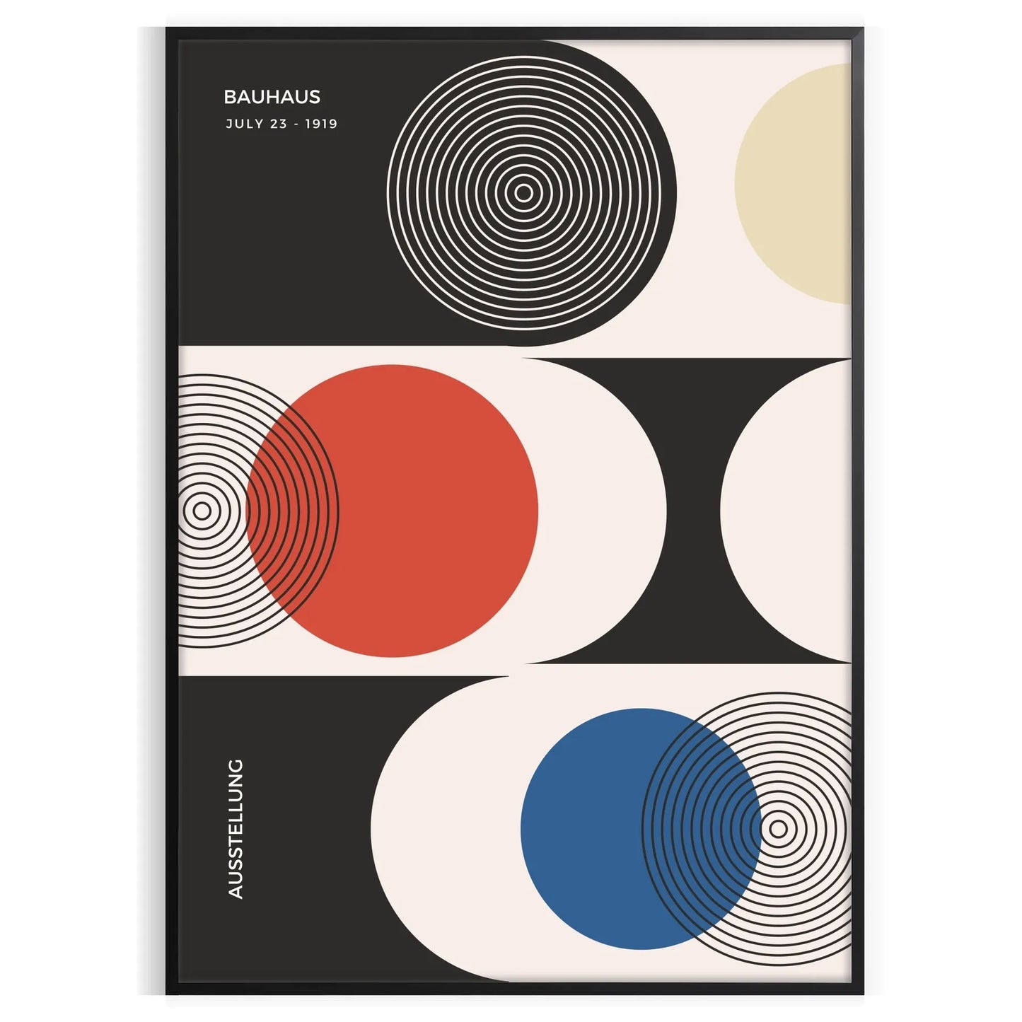space Bauhaus Poster Art stunning abstract designs lovers modern wall print ideal gift enthusiast sizes A4 cm A0