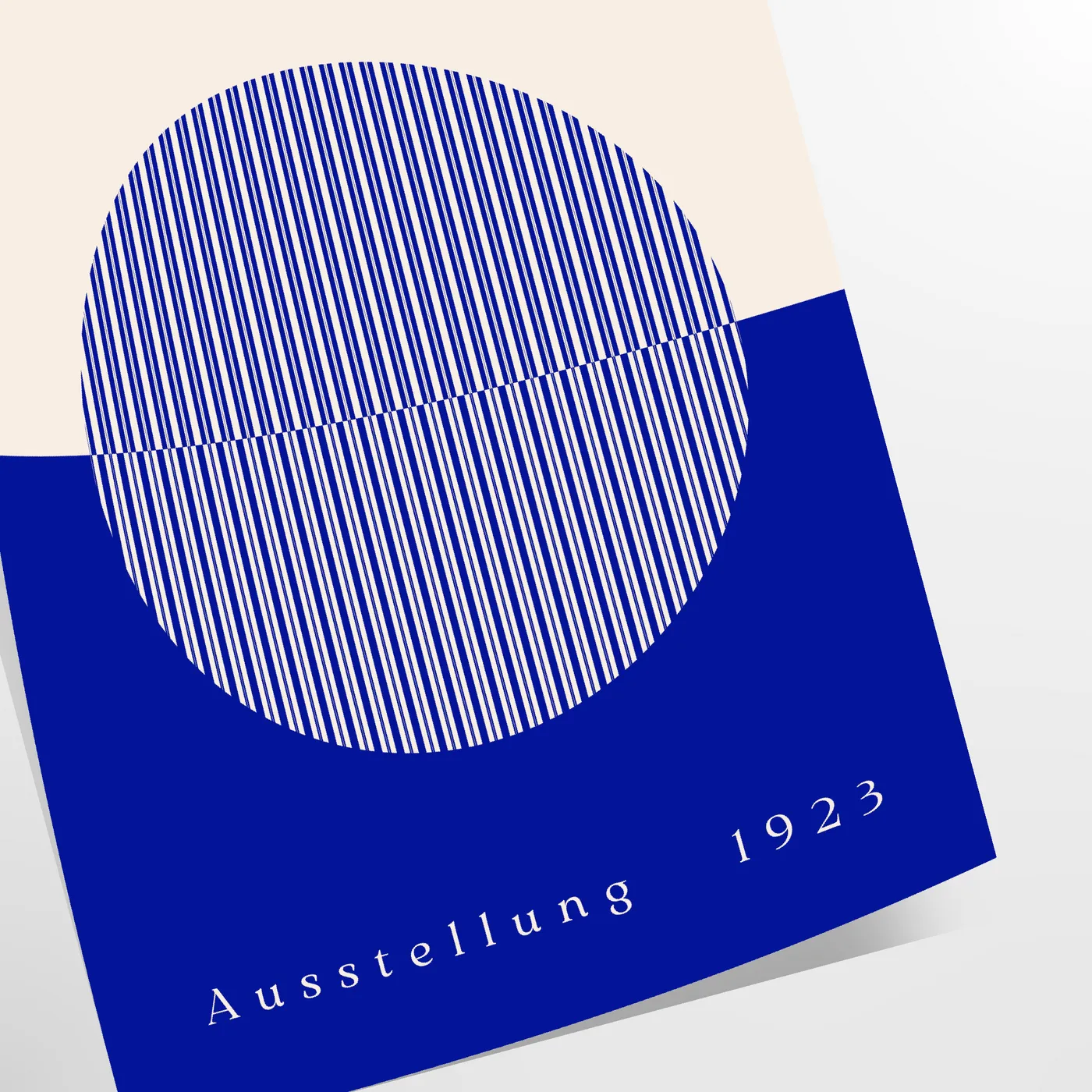 space Bauhaus Poster essence abstract art vibrant wall ideal gift lovers décor sizes A4 cm A0 modern home office setting