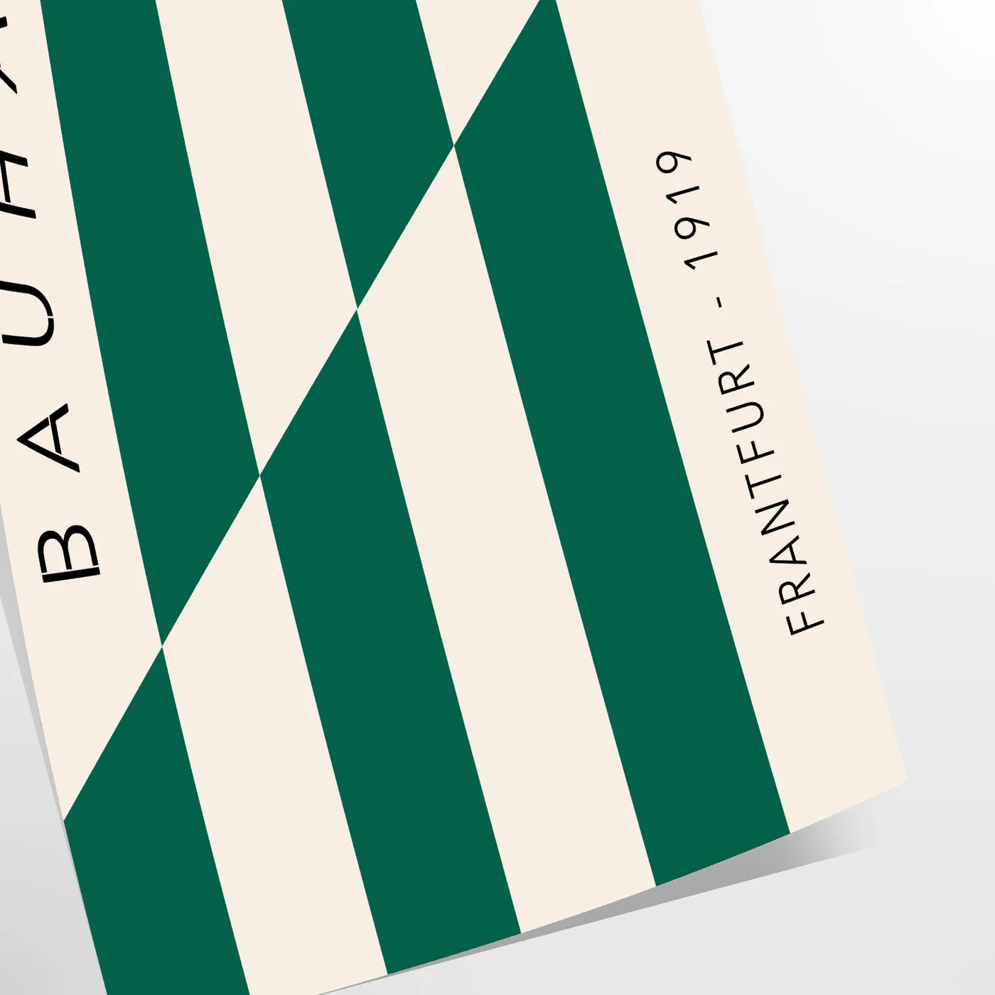 space Bauhaus Exhibition Poster abstract designs gray green tones distinct wall art unique gift lovers sizes A4 cm A0 modern interior