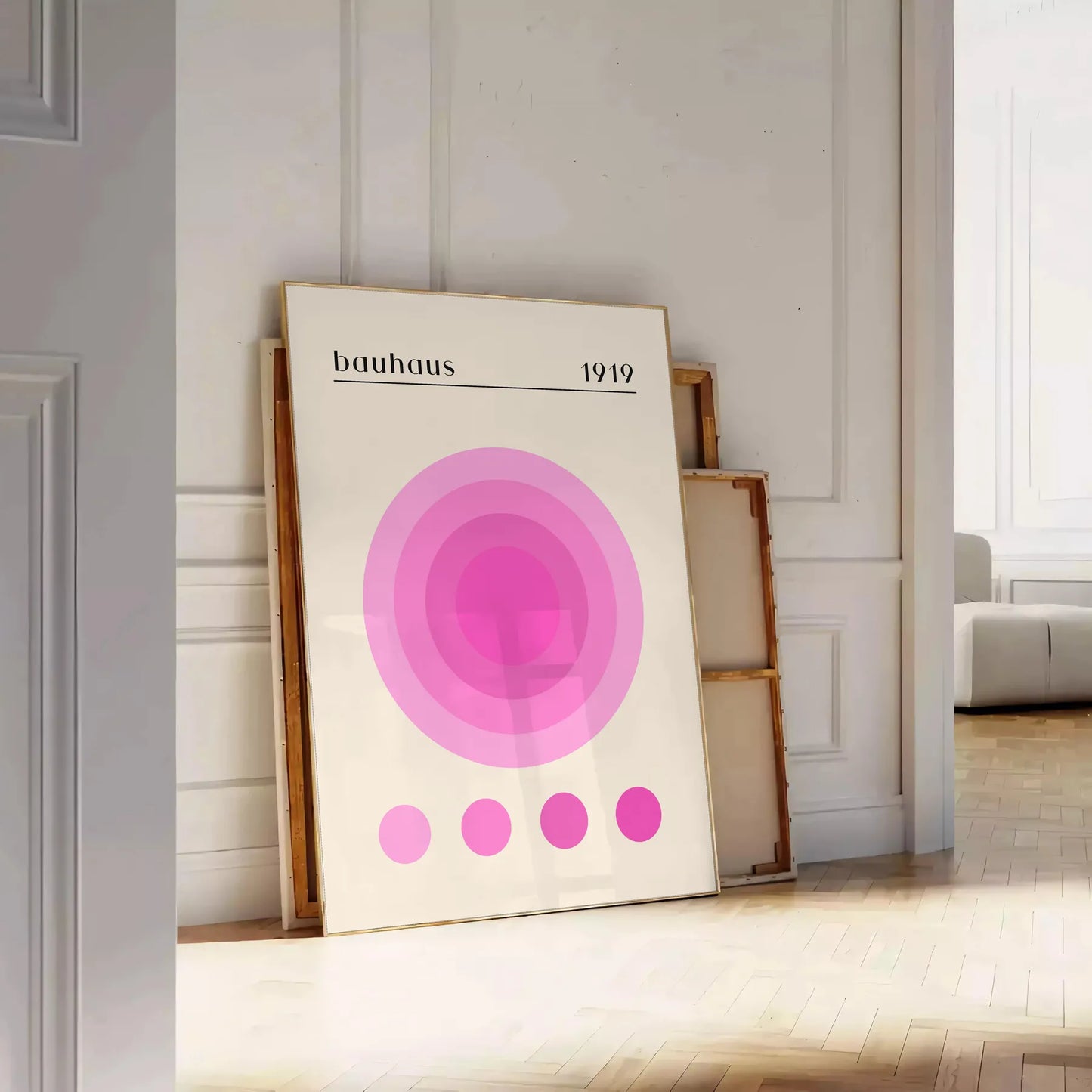 space Bauhaus Wall Art striking abstract poster touch modern elegance room unique gift stylish addition home decor alone print