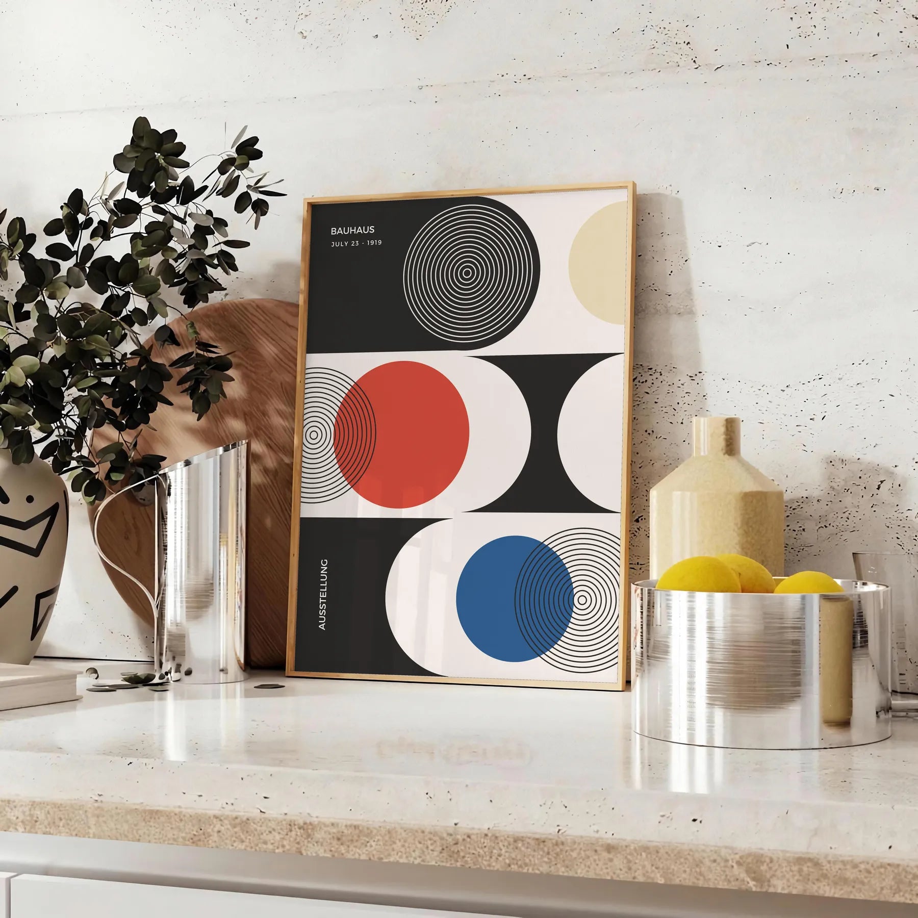 space Bauhaus Poster Art stunning abstract designs lovers modern wall print ideal gift enthusiast sizes A4 cm A0