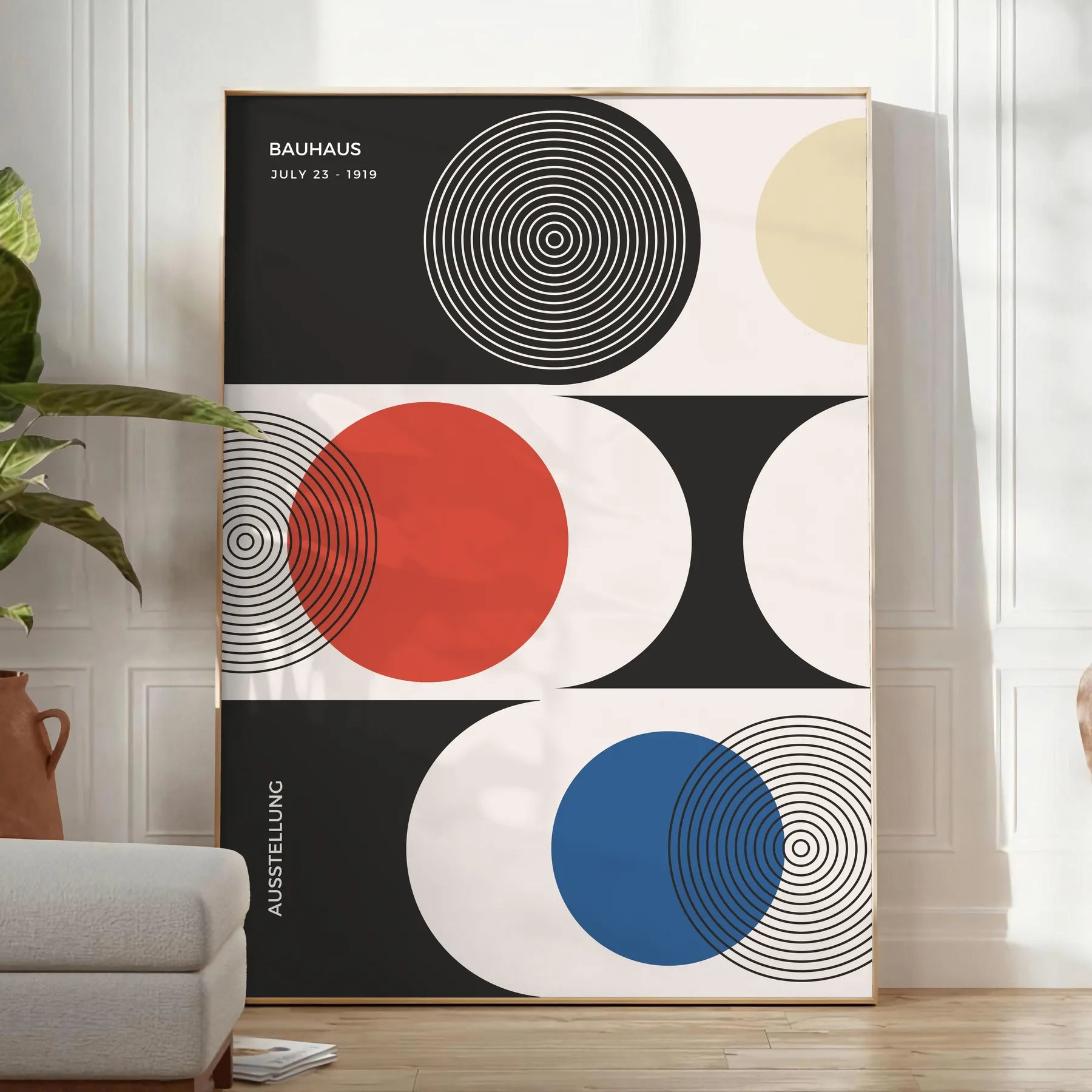 space Bauhaus Poster Art stunning abstract designs lovers modern wall print ideal gift enthusiast sizes A4 cm A0