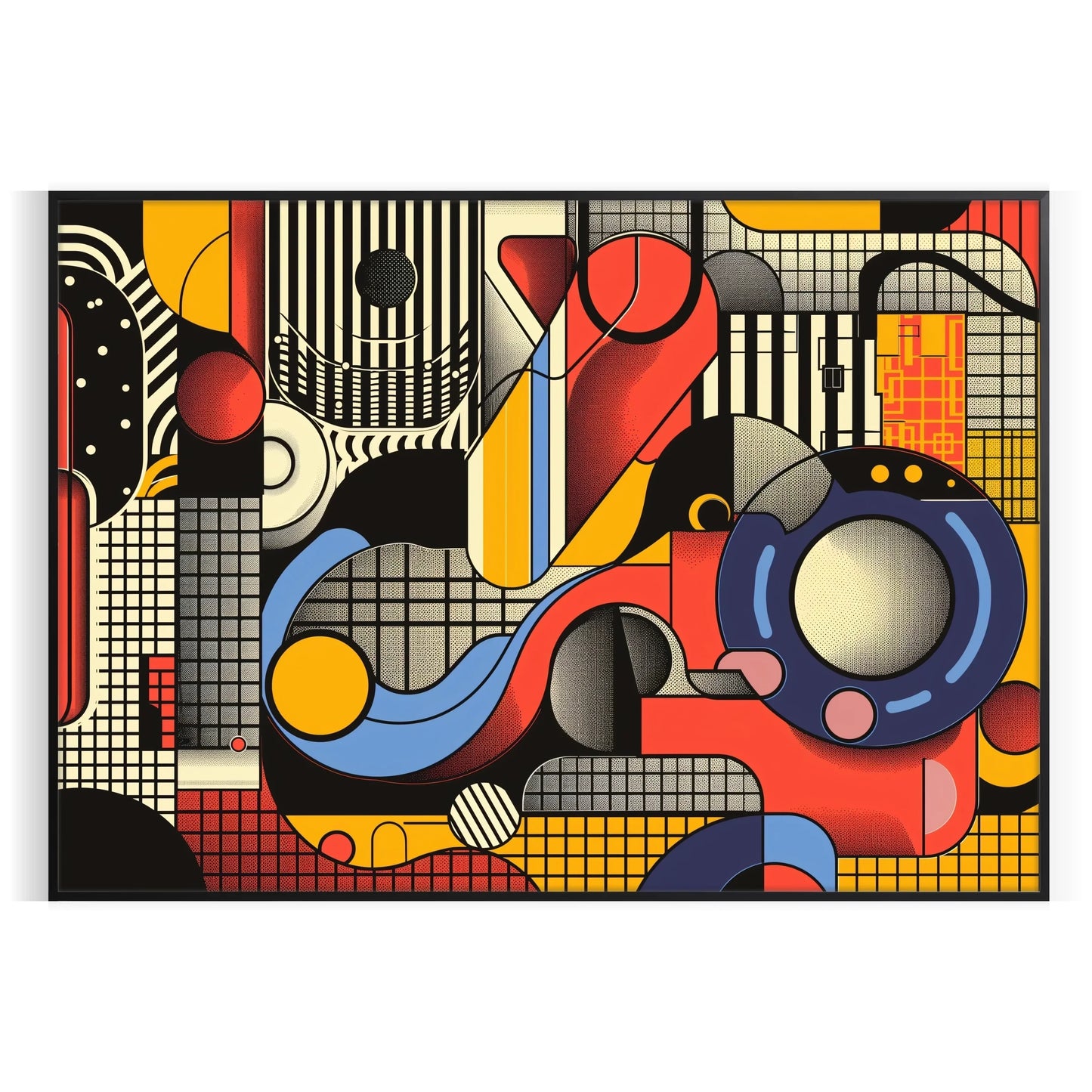 modern elegance Geometric Minimal Art Poster 10 black orange hues wall space contemporary masterpiece gifts personal decor standalone print walls life today