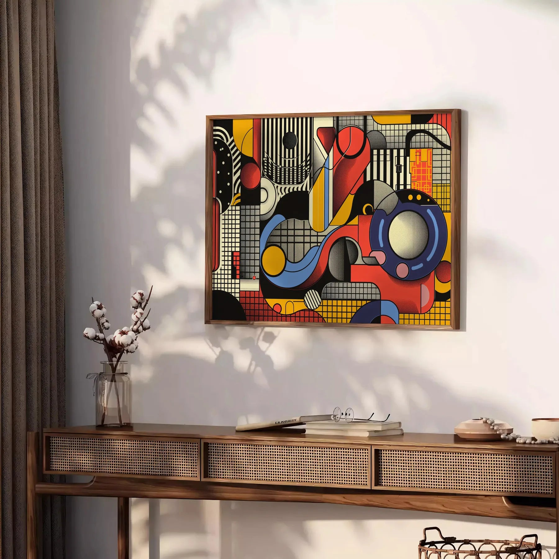 modern elegance Geometric Minimal Art Poster 10 black orange hues wall space contemporary masterpiece gifts personal decor standalone print walls life today