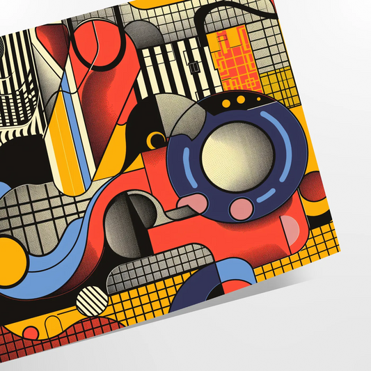 modern elegance Geometric Minimal Art Poster 10 black orange hues wall space contemporary masterpiece gifts personal decor standalone print walls life today